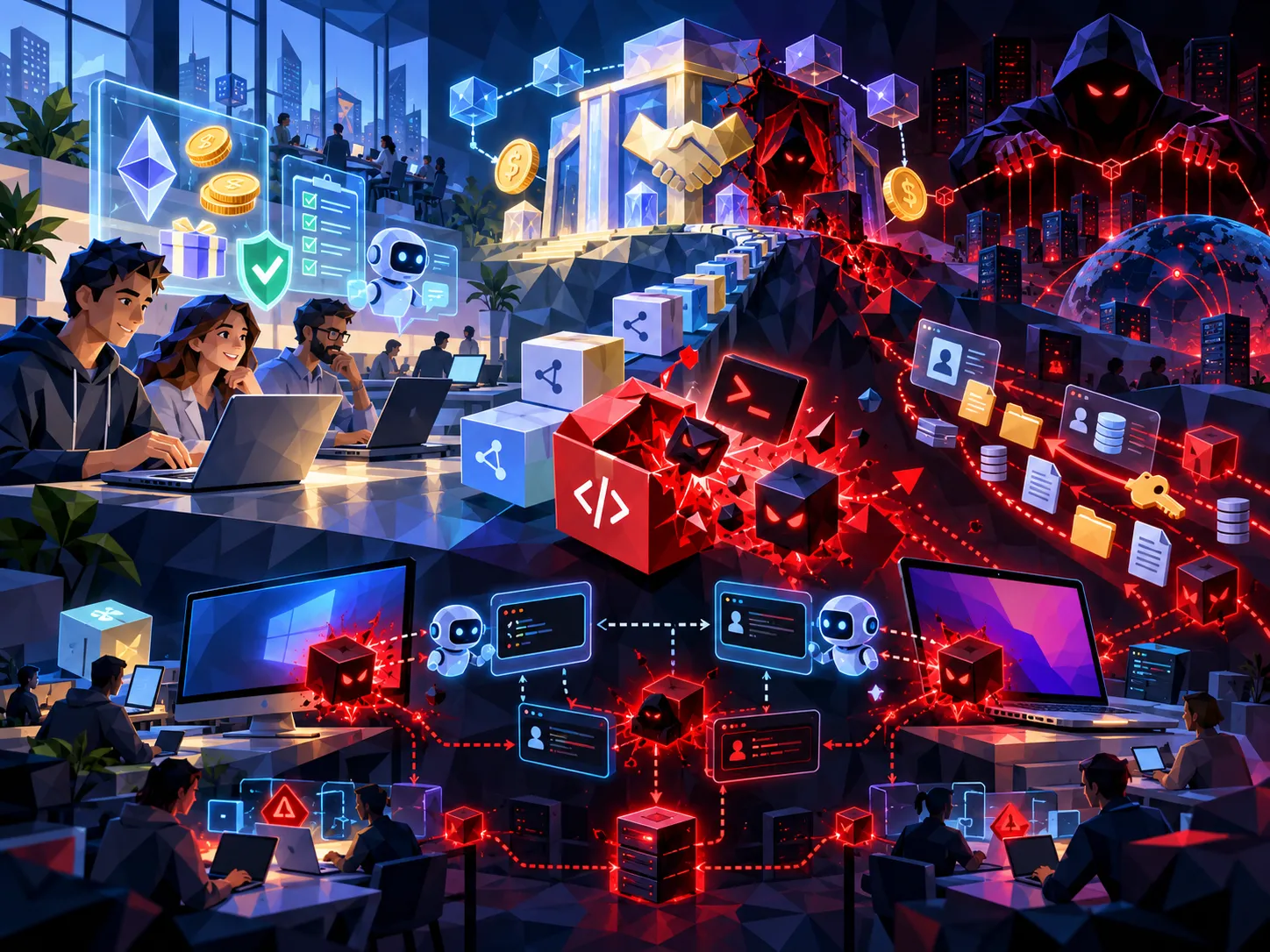 Falsa aceleradora Web3 usa pacotes npm para distribuir malware e interceptar agentes de IA