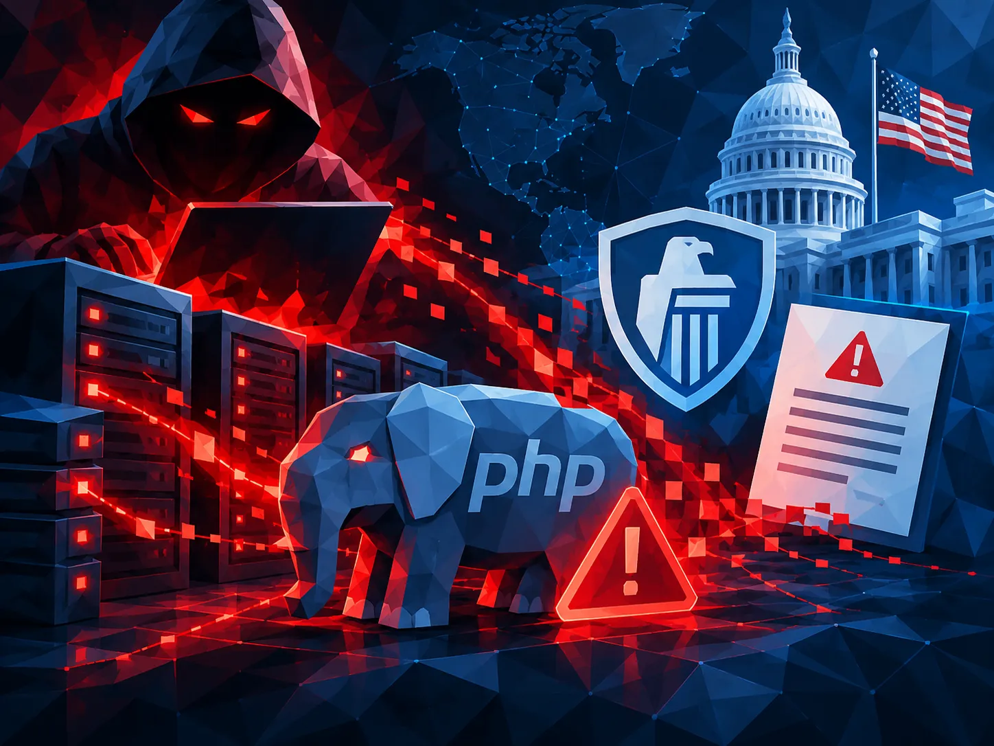 CISA confirma exploração de falhas PHP2Shell e determina correção urgente
